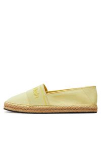 Calvin Klein Espadryle Espadrille He HW0HW01918 Żółty. Kolor: żółty. Materiał: materiał #5