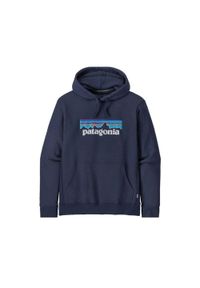 Bluza Dorosły Patagonia P6 Logo Uprisal granatowy. Kolor: niebieski. Materiał: materiał. Sport: skateboard #1