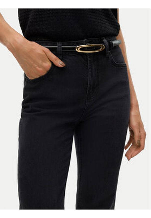 Vero Moda Jeansy Tessa 10315432 Czarny Straight Fit. Kolor: czarny
