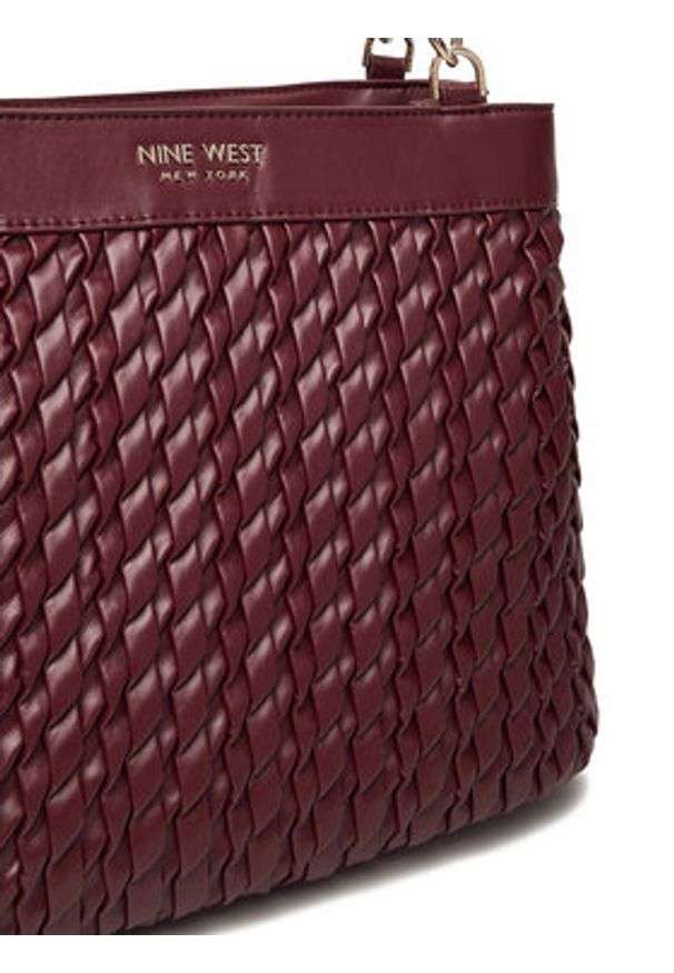 Nine West Torebka CEO-DAKOTA-II-LDA8007 Bordowy. Kolor: czerwony