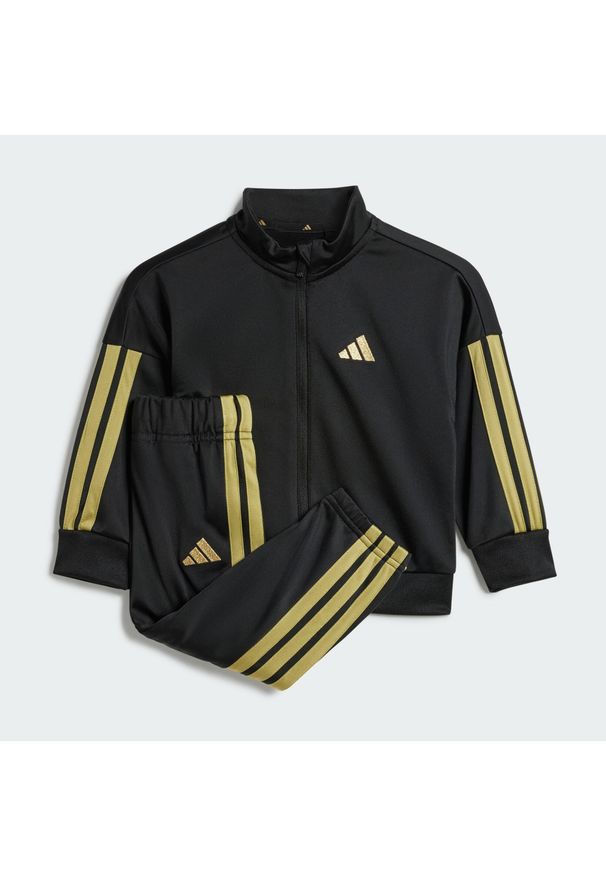 Adidas - Dres Essentials CLIMACOOL Kids. Okazja: na uczelnię. Kolor: czarny, żółty, wielokolorowy. Materiał: dresówka, poliester. Styl: sportowy