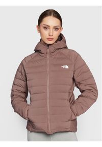 The North Face Kurtka puchowa Belleview NF0A7UK5 Brązowy Regular Fit. Kolor: brązowy. Materiał: puch, syntetyk