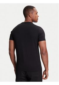 Karl Lagerfeld - KARL LAGERFELD T-Shirt 755071 553250 Czarny Regular Fit. Typ kołnierza: dekolt w karo. Kolor: czarny. Materiał: bawełna #3