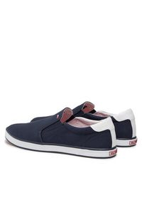 TOMMY HILFIGER - Tommy Hilfiger Tenisówki Harlow 2D FM0FM00597 Granatowy. Kolor: niebieski. Materiał: materiał #10