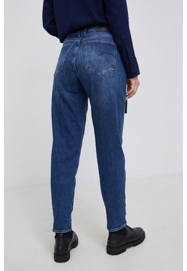 G-Star RAW - G-Star Raw Jeansy Janeh damskie high waist. Stan: podwyższony. Kolor: niebieski