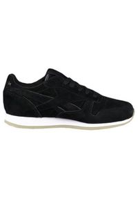 Buty do chodzenia damskie Reebok CL Lthr Crepe Neutr. Zapięcie: sznurówki. Kolor: czarny. Materiał: guma, materiał, syntetyk. Szerokość cholewki: normalna. Sport: turystyka piesza