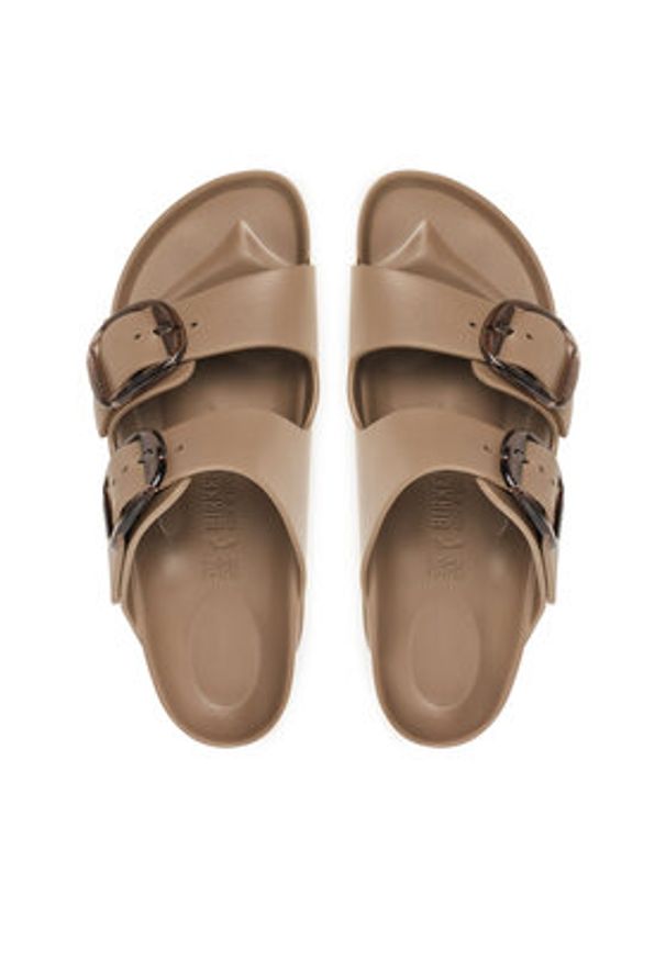 Birkenstock Klapki Arizona Big Buckle Eva 1030389 Brązowy. Kolor: brązowy