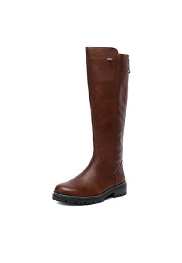 Remonte Kozaki CEO-D0B72-22 Brązowy. Kolor: brązowy. Materiał: skóra