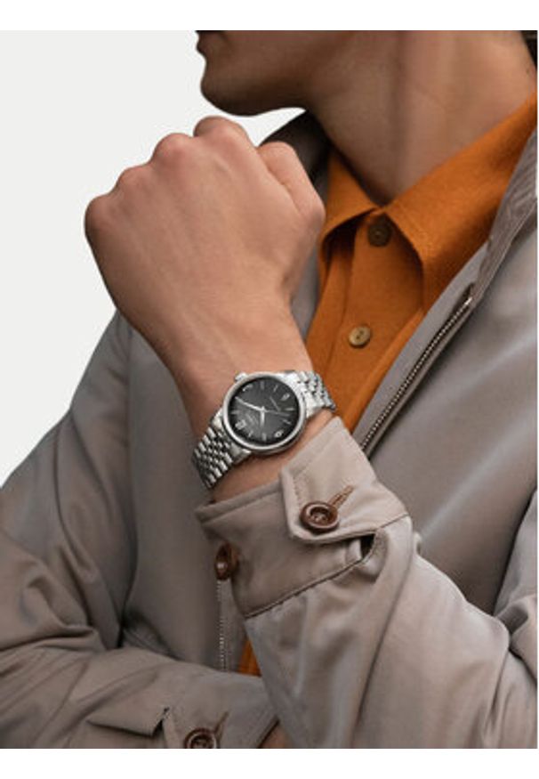 Timex Zegarek Marlin® Automatic TW2W93200 Srebrny. Kolor: srebrny