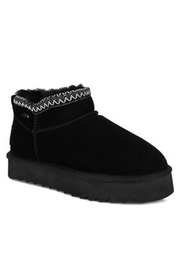 MEXX Śniegowce MICH2003843W Czarny. Kolor: czarny. Materiał: zamsz, skóra