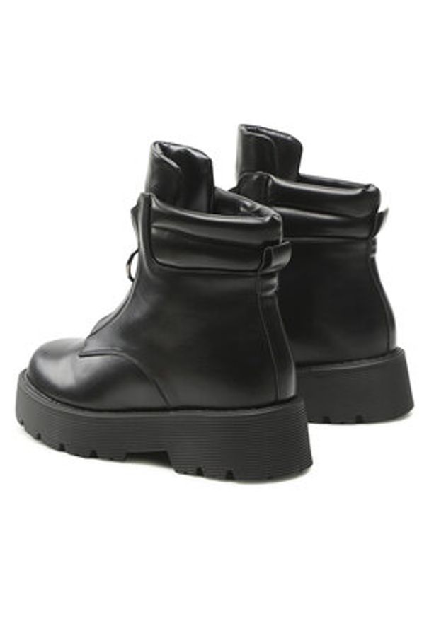 Jenny Fairy Botki WS5870-01 Czarny. Kolor: czarny. Materiał: skóra