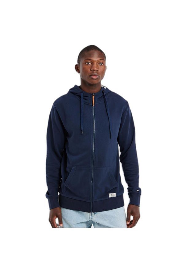 Bluza z kapturem i zamkiem błyskawicznym Protest Nxgollie. Typ kołnierza: kaptur. Kolor: niebieski