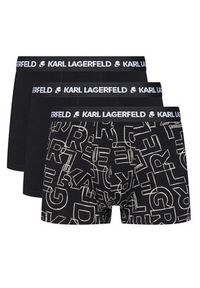 Karl Lagerfeld - KARL LAGERFELD Komplet 3 par bokserek A3M47014 Czarny. Kolor: czarny. Materiał: bawełna #10
