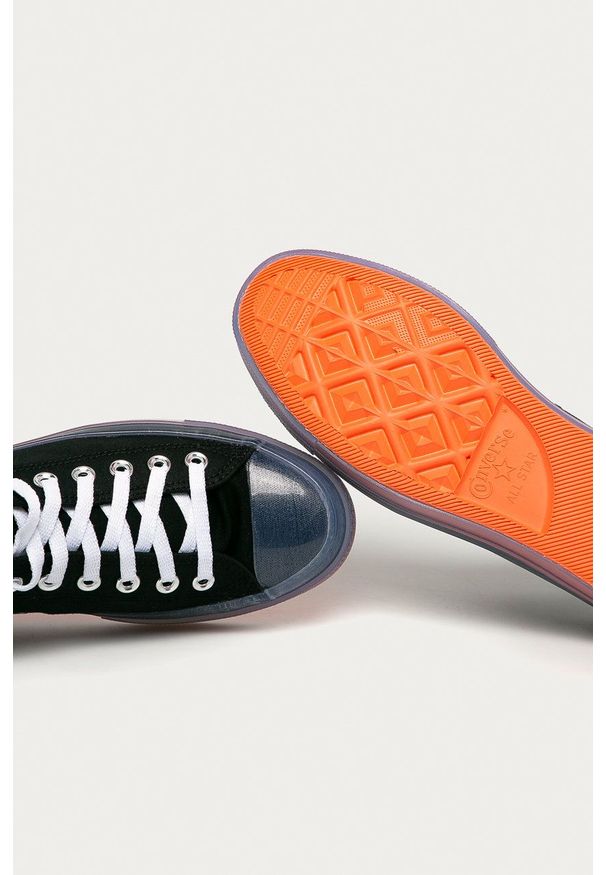 Converse - Tenisówki. Nosek buta: okrągły. Zapięcie: sznurówki. Kolor: czarny. Materiał: guma