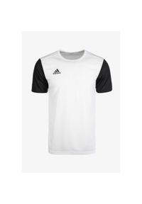 Adidas - Koszulka piłkarska adidas Estro 19 JSY. Kolor: czarny, biały, wielokolorowy. Materiał: jersey, materiał. Sport: piłka nożna