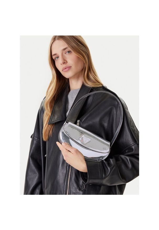 Torebka Guess. Kolor: srebrny