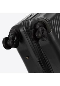 Wittchen - Zestaw walizek z ABS-u w ukośne paski. Kolor: czarny. Materiał: poliester. Wzór: paski. Styl: elegancki #7