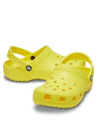 Crocs Klapki Classic Clog K 206991 Żółty. Kolor: żółty