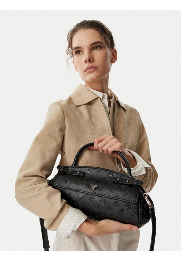 Guess Torebka 182747 Czarny. Kolor: czarny. Materiał: skórzane