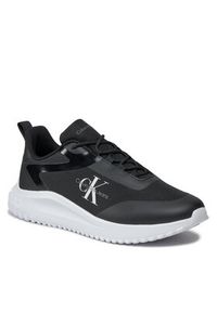 Calvin Klein Jeans Sneakersy Eva Runner Low Lace Ml Mix YM0YM00968 Szary. Kolor: szary. Materiał: materiał #6