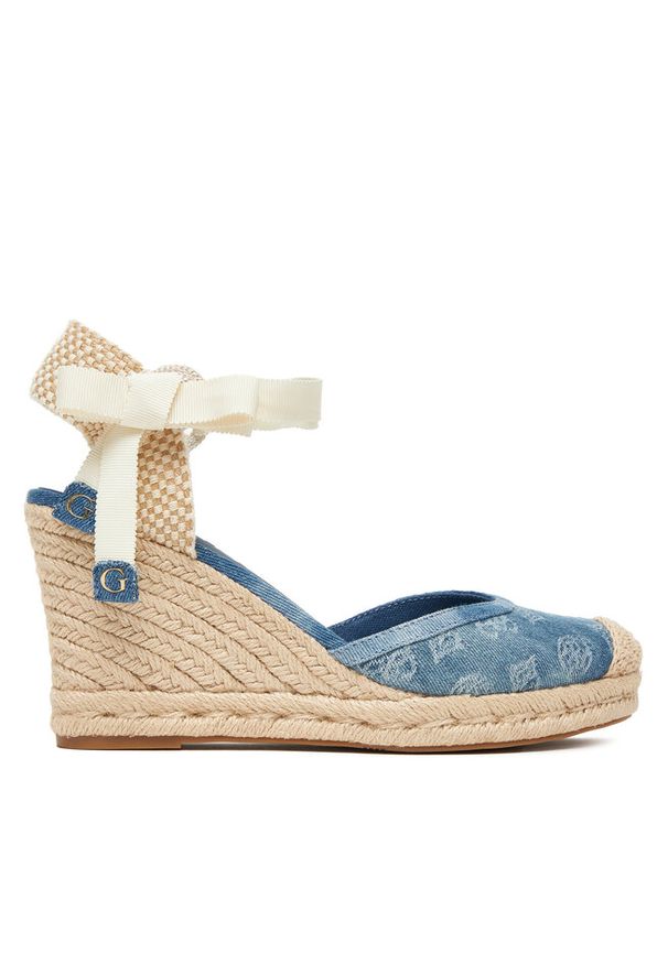 Espadryle Guess. Kolor: niebieski
