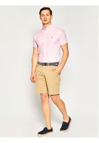 Polo Ralph Lauren Koszula Classics 710787736 Różowy Slim Fit. Typ kołnierza: polo. Kolor: różowy. Materiał: bawełna #4