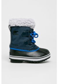 sorel - Sorel - Śniegowce Childrens Yoot Pac. Nosek buta: okrągły. Kolor: niebieski. Materiał: guma