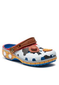 Crocs Klapki Toy Story Woody Classic Clog Kids 209461 Niebieski. Kolor: niebieski