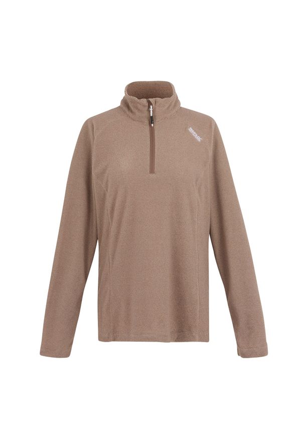 Regatta - Damski Polar Z Suwakiem Montes. Kolor: brązowy. Materiał: polar. Styl: sportowy. Sport: turystyka piesza