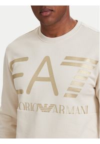EA7 Emporio Armani Bluza 7M002201 AF27189 U1079 Beżowy Regular Fit. Kolor: beżowy. Materiał: bawełna #3
