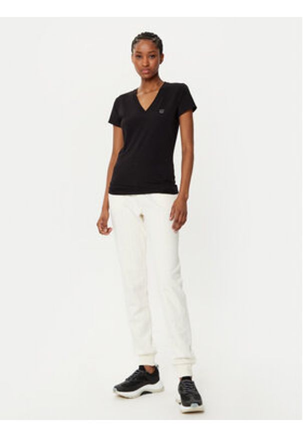 Armani Exchange T-Shirt XW000105 AF11929 UC001 Czarny Slim Fit. Kolor: czarny. Materiał: bawełna