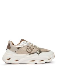 Pinko - PINKO Sneakersy Pink 09 SS0167 P144 Beżowy. Kolor: beżowy. Materiał: skóra #1