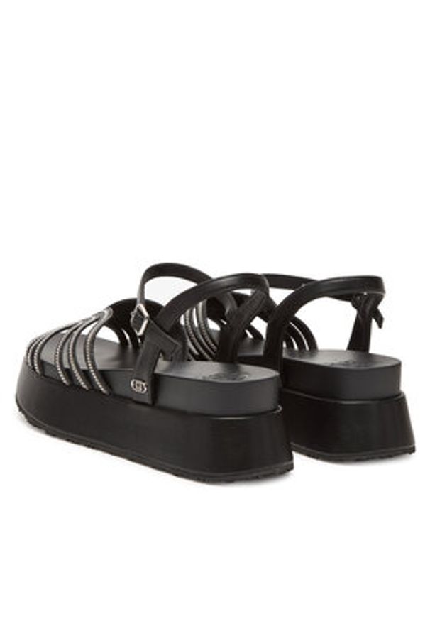 Liu Jo Sandały Frida 35 SA5103 EX029 Czarny. Kolor: czarny. Materiał: skóra