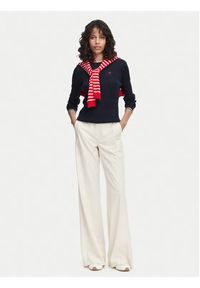 Beverly Hills Polo Club Sweter P-SS26W-M537390 Granatowy Regular Fit. Typ kołnierza: polo. Kolor: niebieski. Materiał: bawełna #4