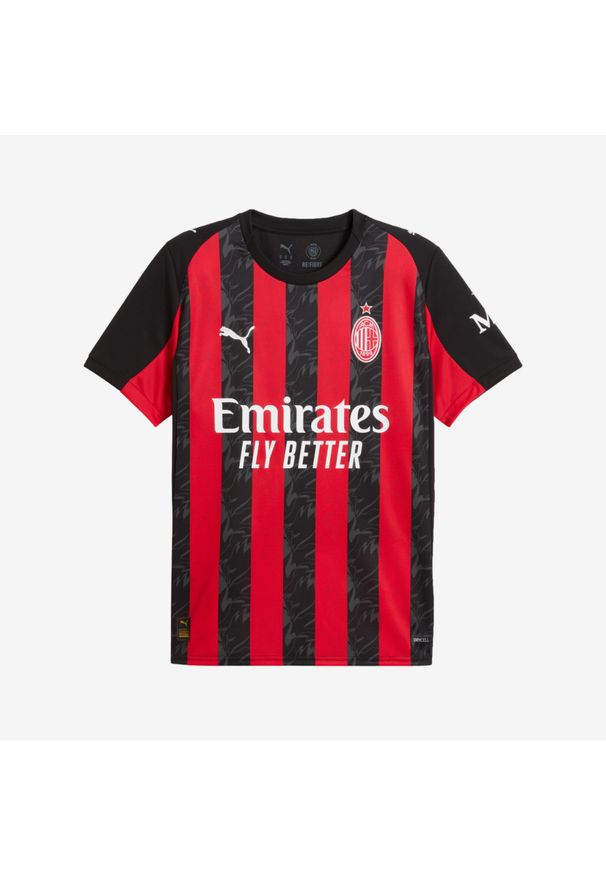 Koszulka piłkarska oficjalna Puma AC Milan 25/26 domowa. Materiał: materiał. Sport: piłka nożna