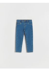 Reserved - Jeansy slim super soft - niebieski. Kolor: niebieski. Materiał: jeans #1