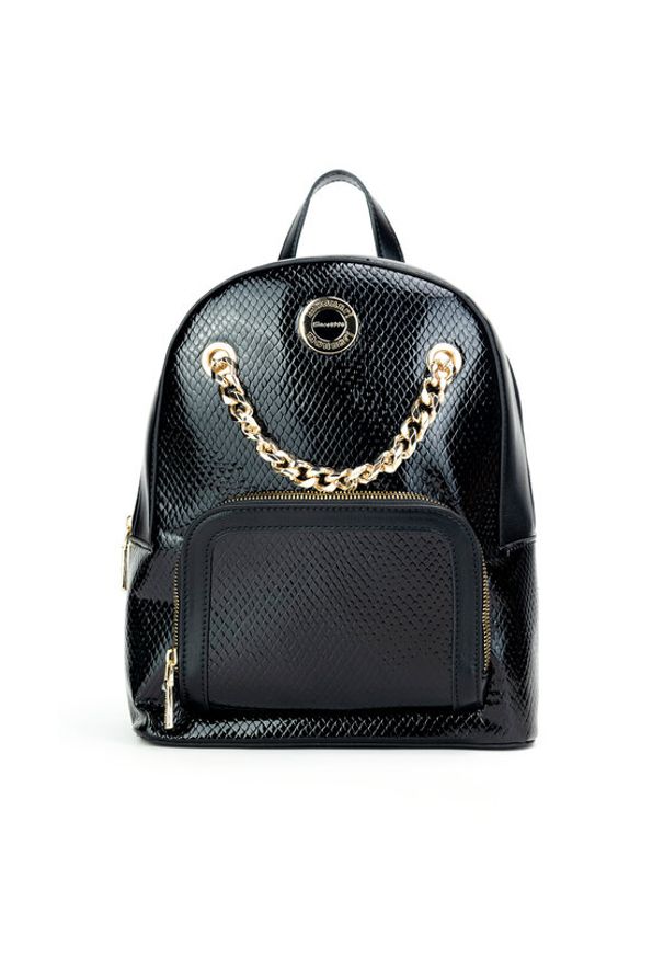 Monnari Plecak BAG5360-K020D000-R00 Czarny. Kolor: czarny. Materiał: skóra