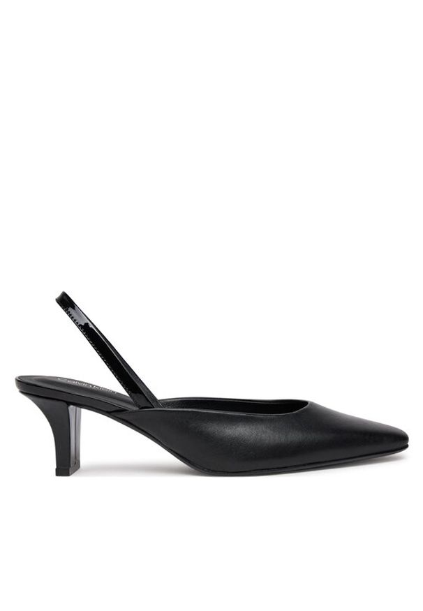 Calvin Klein Czółenka HW0HW02267 Czarny. Kolor: czarny. Materiał: skóra