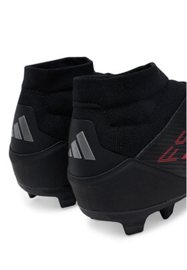 Adidas - adidas Buty do piłki nożnej F50 League Mid Firm/Multi-Ground JI0435 Czarny. Kolor: czarny. Materiał: materiał