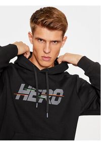 Rossignol Bluza Hero Hoodie RLMMS11 Czarny Regular Fit. Kolor: czarny. Materiał: bawełna