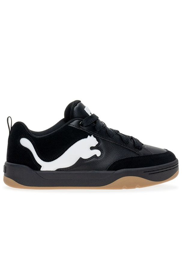Buty Puma Park Lifestyle 39502201 - czarne. Kolor: czarny. Materiał: skóra, guma, zamsz, syntetyk. Szerokość cholewki: normalna