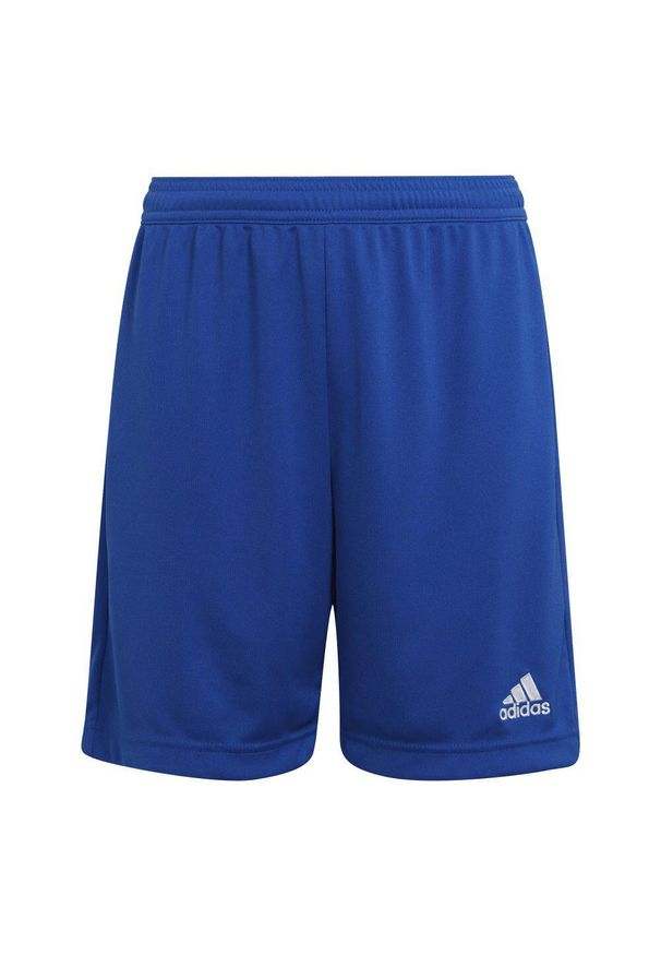 Adidas - Spodenki piłkarskie dla dzieci adidas Entrada 22. Kolor: niebieski. Styl: sportowy