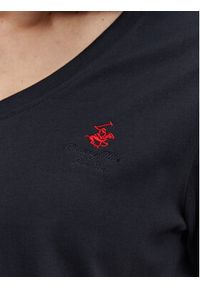 Beverly Hills Polo Club T-Shirt P-SS26W-TS516518 Granatowy Regular Fit. Typ kołnierza: polo. Kolor: niebieski. Materiał: bawełna #4