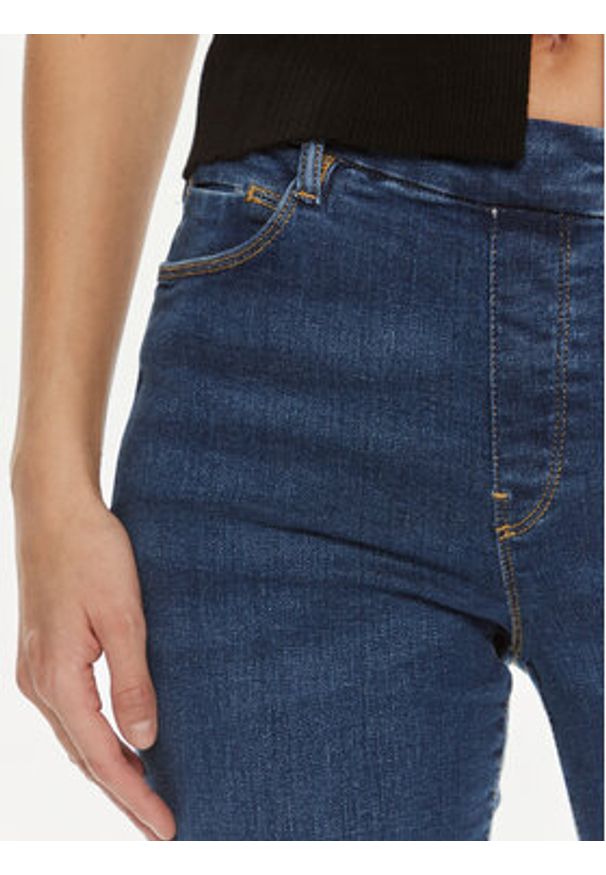 Guess Jeansy W4GA58 D5BR0 Granatowy Bootcut Fit. Kolor: niebieski
