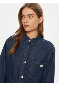 Calvin Klein Jeans Sukienka jeansowa J20J225008 Granatowy Regular Fit. Kolor: niebieski. Materiał: bawełna #3