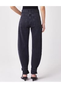 AGOLDE - Czarne spodnie jeansowe Cleo. Stan: podwyższony. Kolor: czarny #3