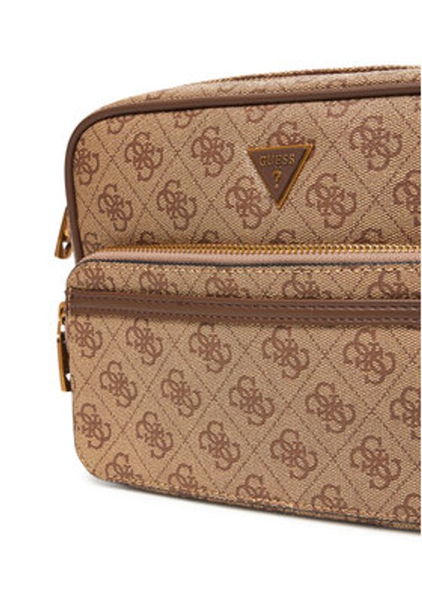 Guess Saszetka HMMILO P5422 Brązowy. Kolor: brązowy. Materiał: skóra