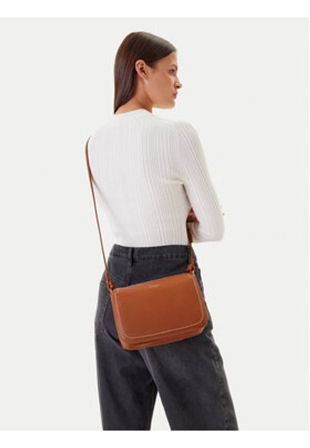 Liu Jo Torebka S Crossbody AA5072 E0058 Brązowy. Kolor: brązowy. Materiał: skórzane