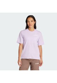 Adidas - Koszulka Terrex Multi Climacool. Kolor: różowy. Technologia: ClimaCool (Adidas). Sport: turystyka piesza #1