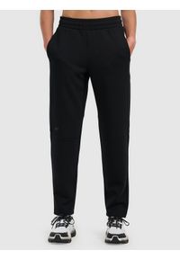 4f - 4F Spodnie dresowe damskie - czarne L. Kolor: czarny. Materiał: dresówka #2